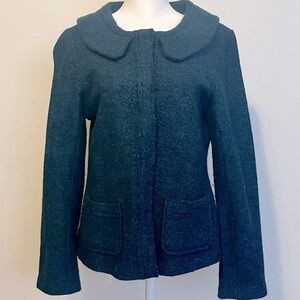 Vintage wool jacket with Peter Pan collar